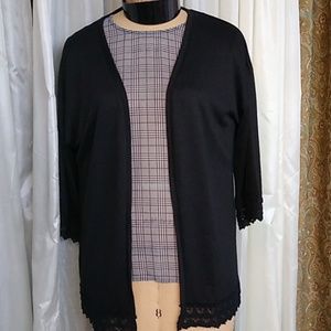 Set of blouse and cardigan